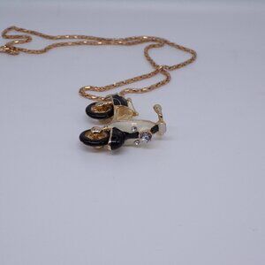 kitsch motorcycle necklace